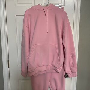 Comfort Pink Hoodie Sweatshirt and Pants